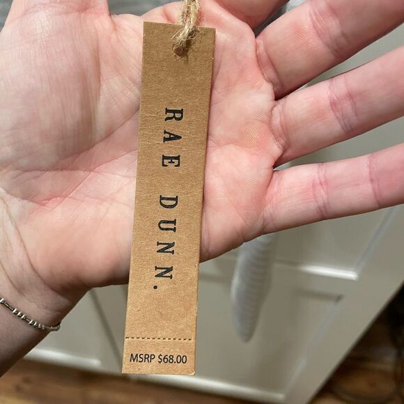 Rae Dunn “PLANT LADY” Sweatshirt Hoodie Sage Green Stripe Size Medium - Picture 7 of 7